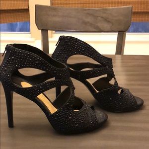 Gianni Bini Black Studded High Heels